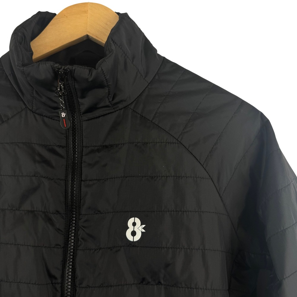 8K FLEXWARM Womens heated black‎ full zip Jacket - M *No Batt - back works READ